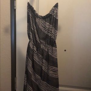 Gap strapless lined dress-xs